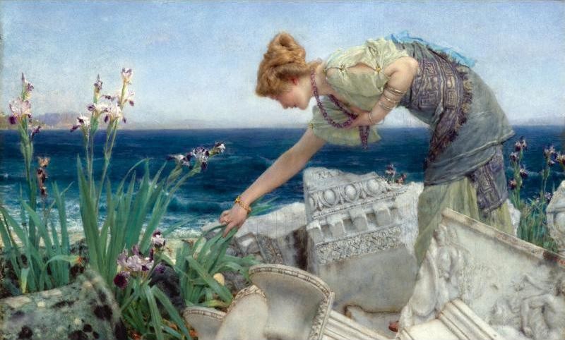 Sir Lawrence Alma-Tadema Among the Ruins